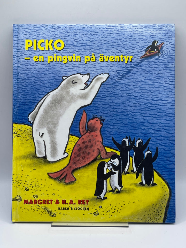 Barnbok Picko äventyr pingvin Margret & H.A. Rey