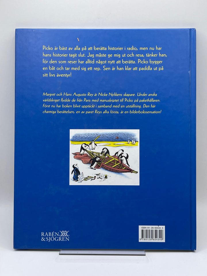 Barnbok Picko äventyr pingvin Margret & H.A. Rey