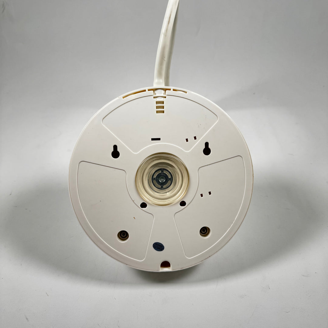 Elegant modern bordslampa i mattvitt finish