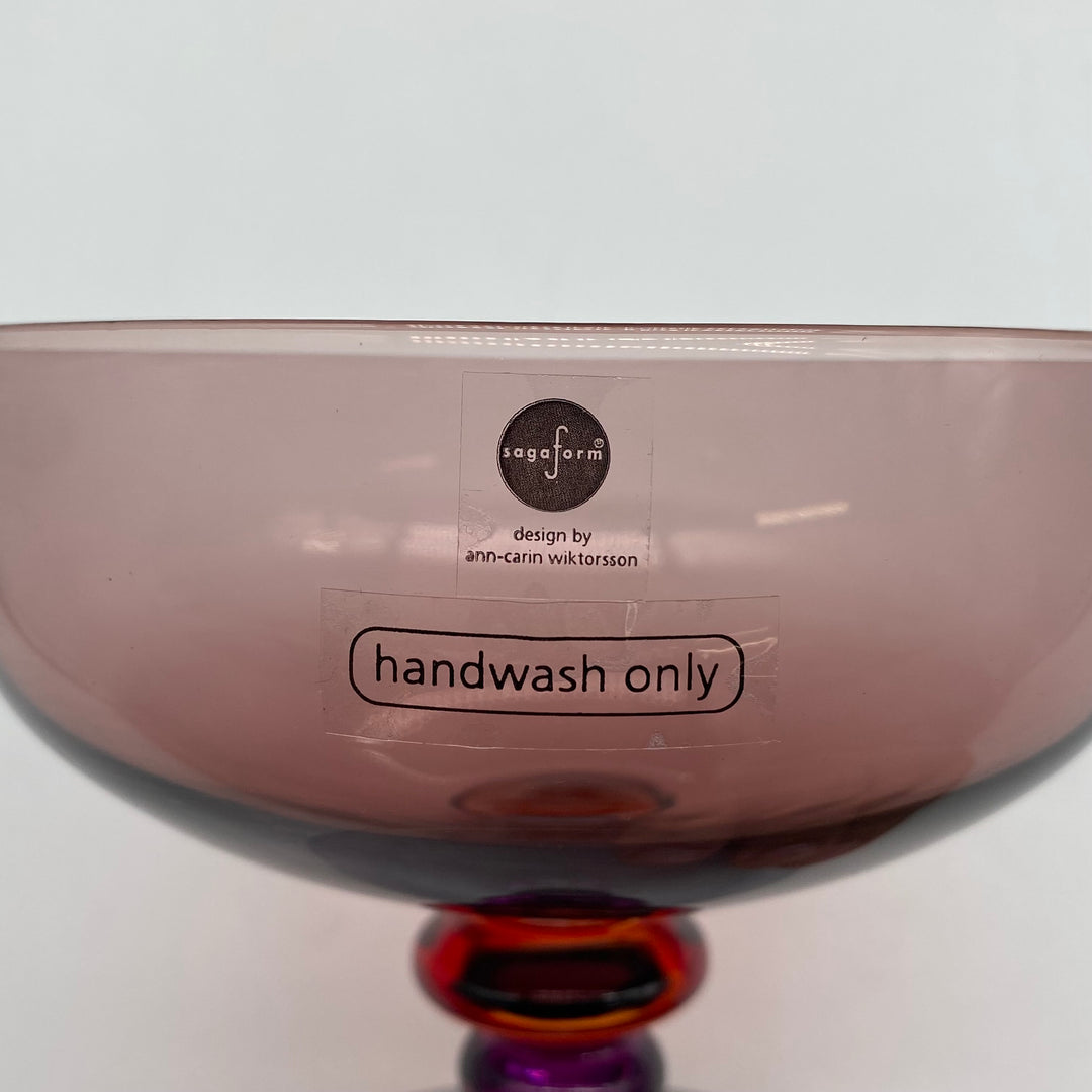 Sagaform Glas med Färgglada Pärlor (4st)