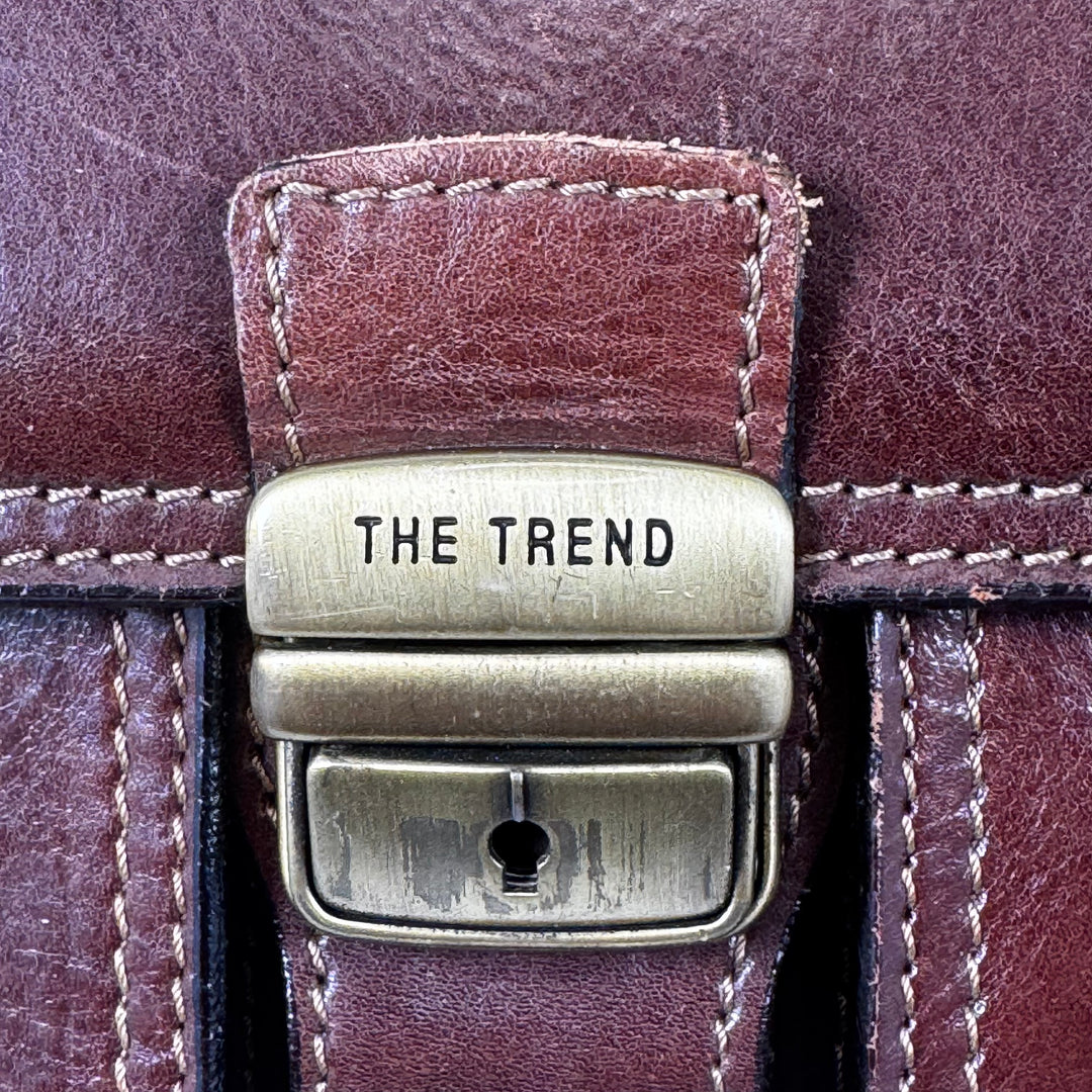 Klassisk läderportfölj från The Trend Retro