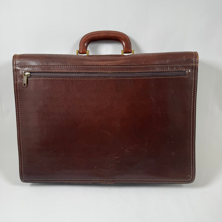 Klassisk läderportfölj från The Trend Retro