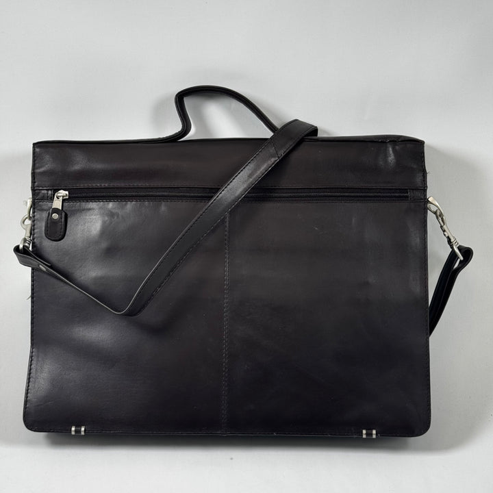 Stor elegant läderportfölj Banco International