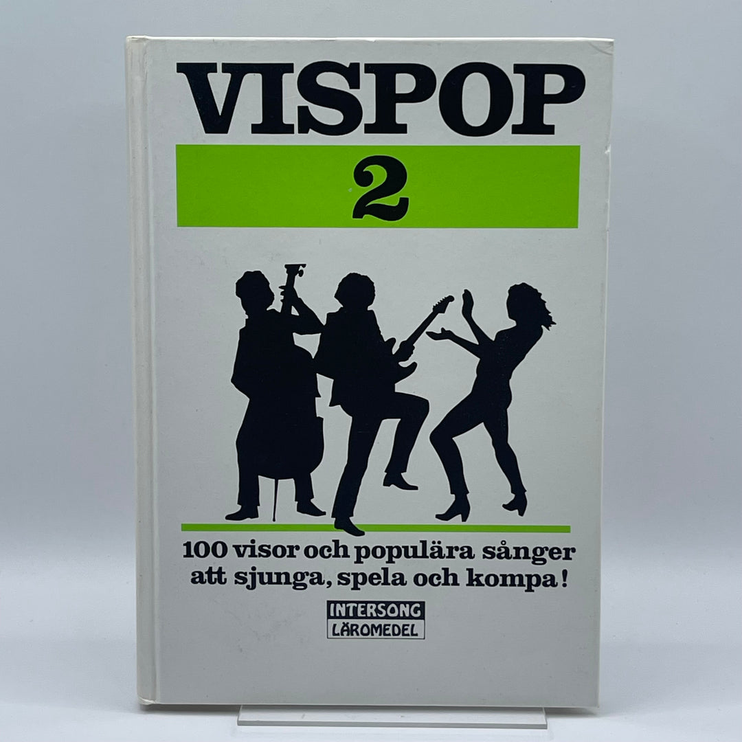 Vispop 2 retro sångbok i mycket gott skick