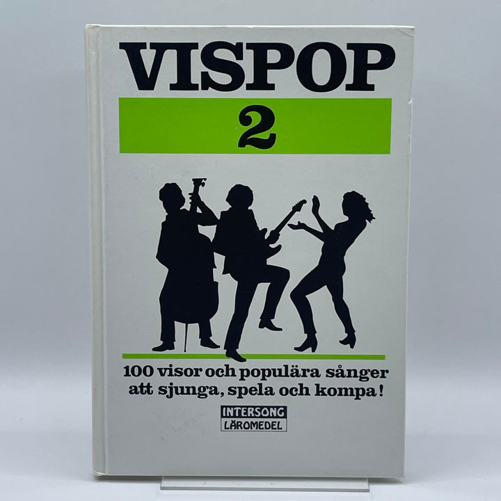 Vispop 2 retro sångbok i mycket gott skick