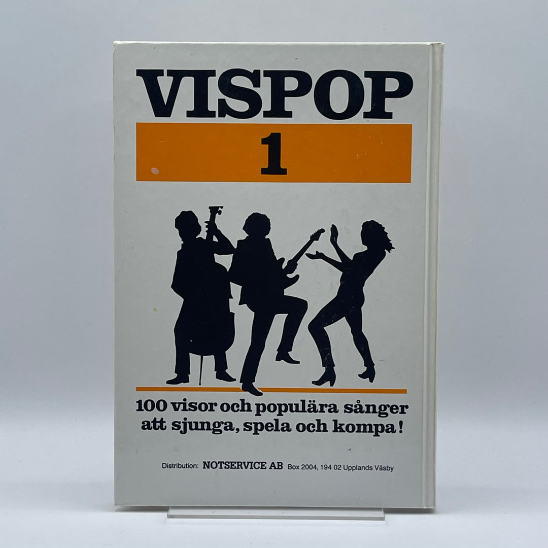 Vispop 1 Bok Retro Musiksamling