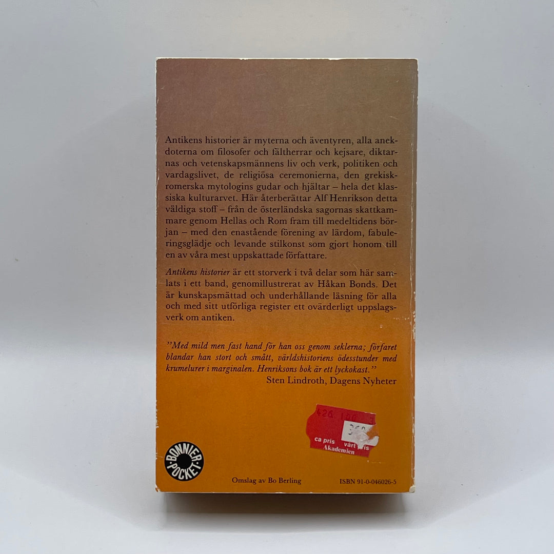 Antikens Historier av Alf Henrikson Retro Bok