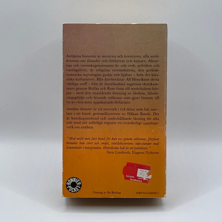 Antikens Historier av Alf Henrikson Retro Bok