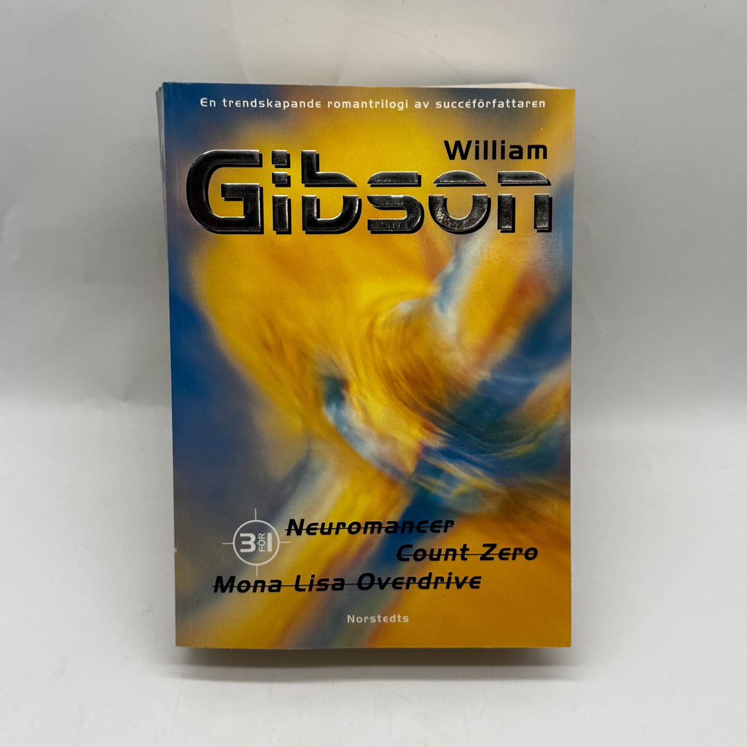 William Gibson cyberpunktrilogi på svenska pocket