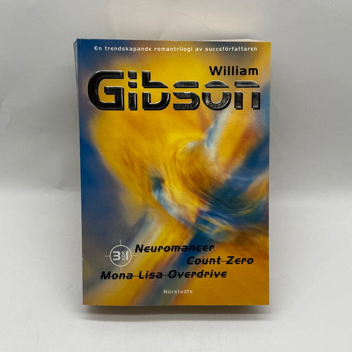 William Gibson cyberpunktrilogi på svenska pocket