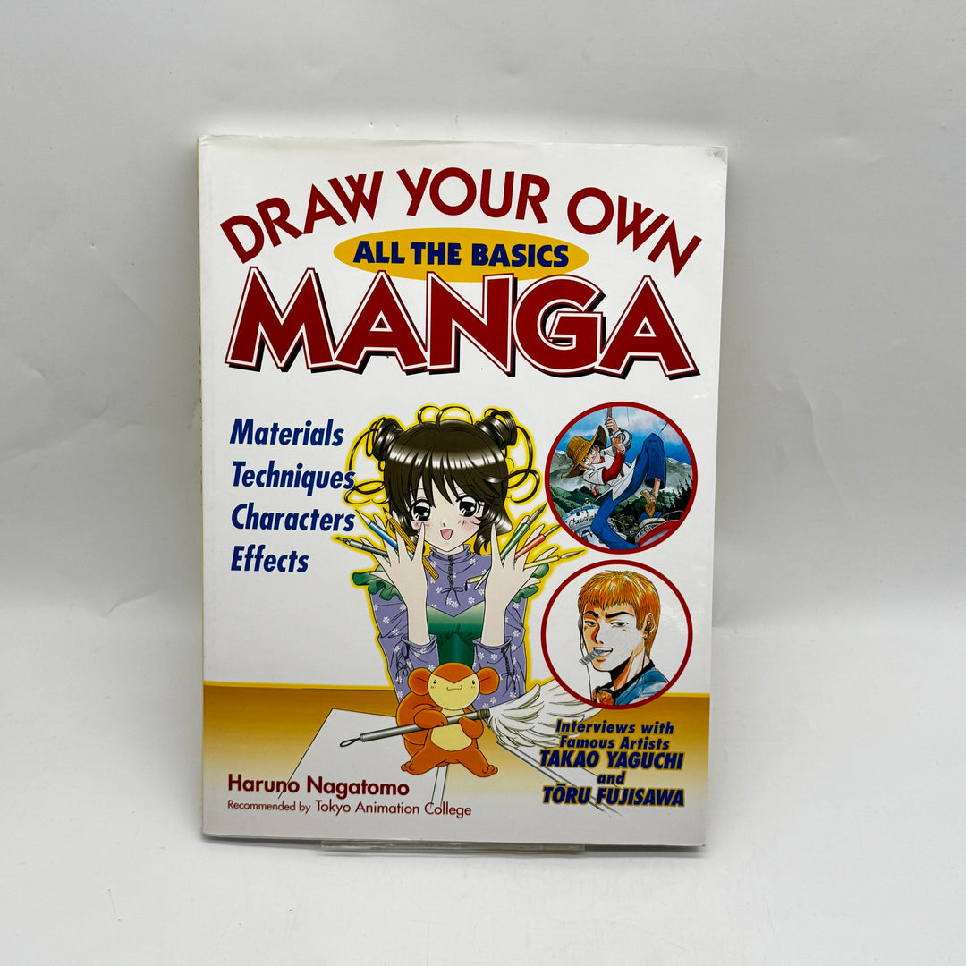 Draw Your Own Manga instruktionsbok på engelska
