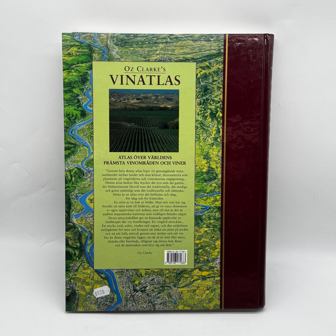 Vinatlas av Oz Clarke coffeetable bok