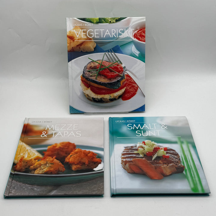 Kokböcker 3 pack Lyckas i köket