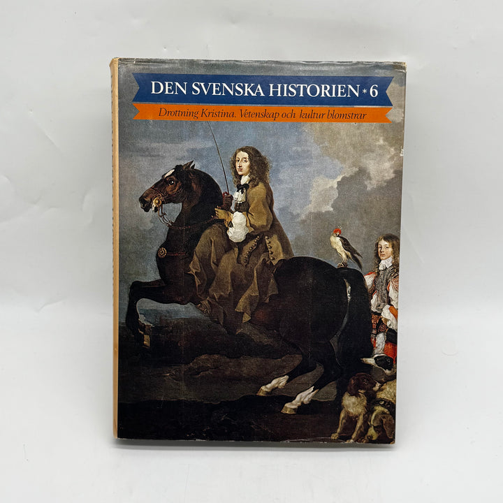 Den svenska historien 6 drottning Kristina vintage bok