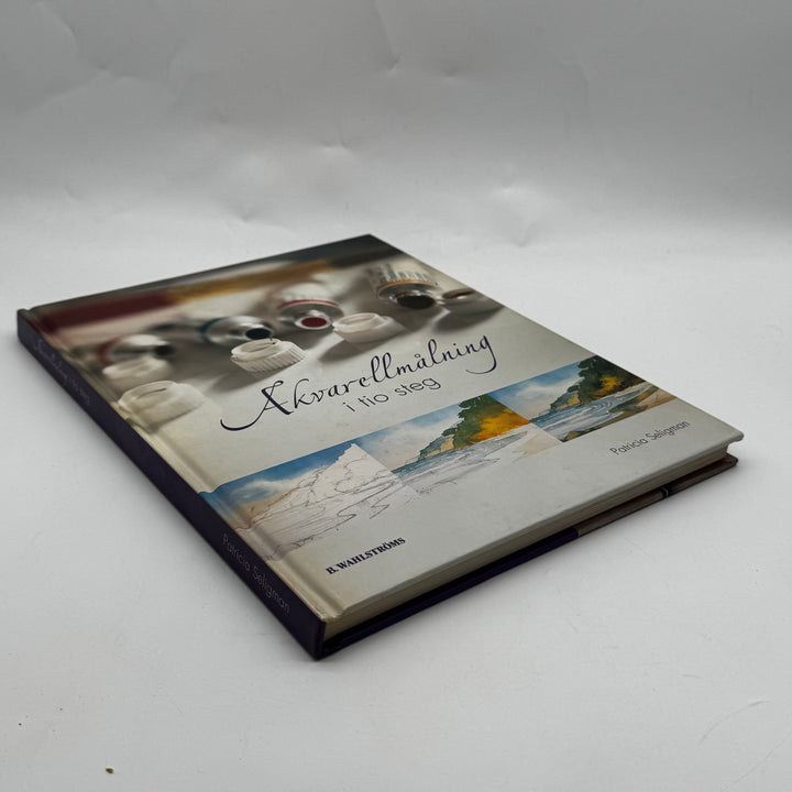 Akvarellmålning i tio steg konstbok begagnad
