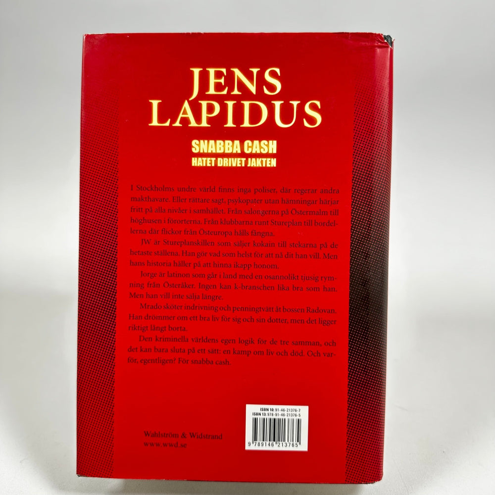 Spännande Thriller av Jens Lapidus "Snabba Cash" - Homy Secondhand Online
