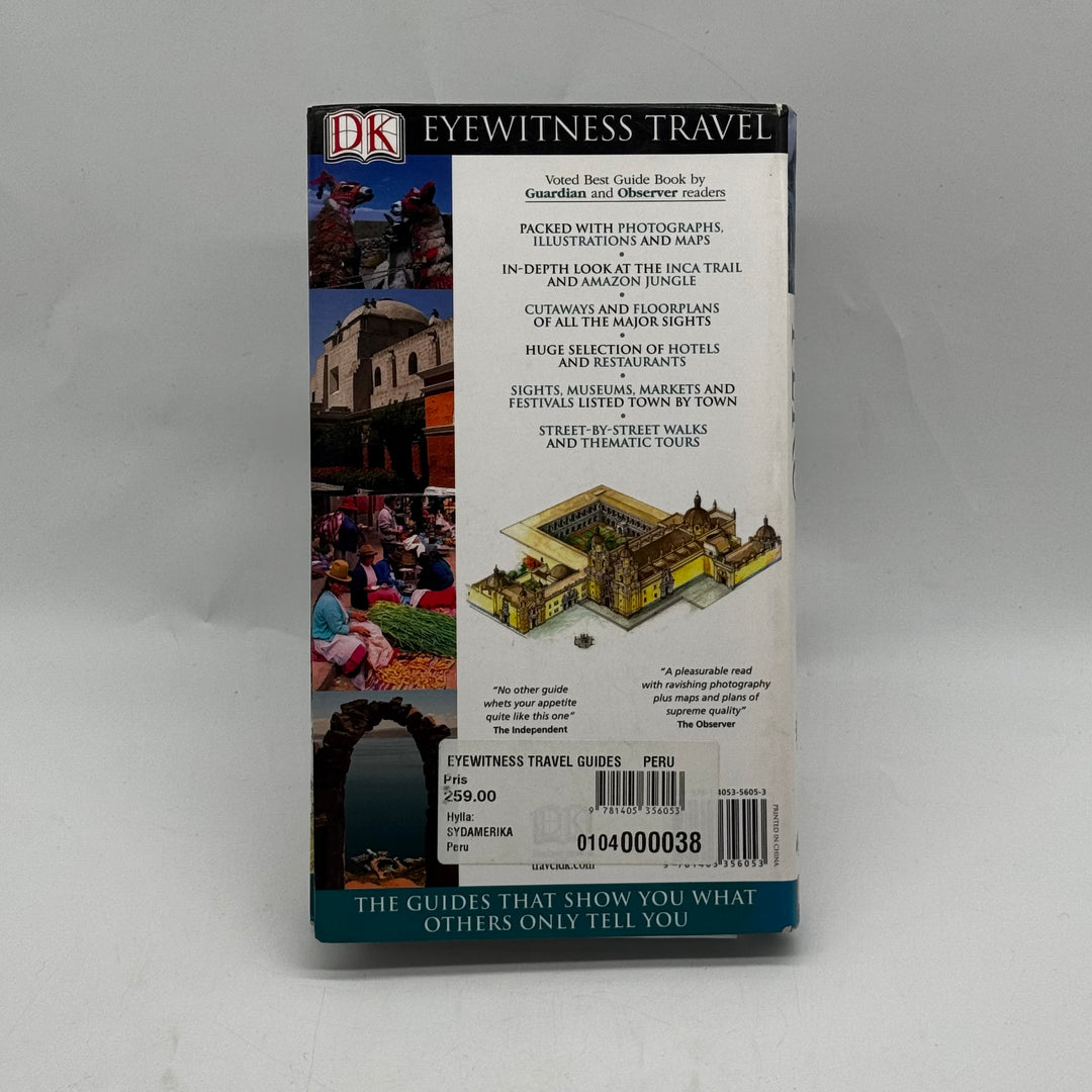 Reseguide Peru DK Eyewitness Travel begagnad