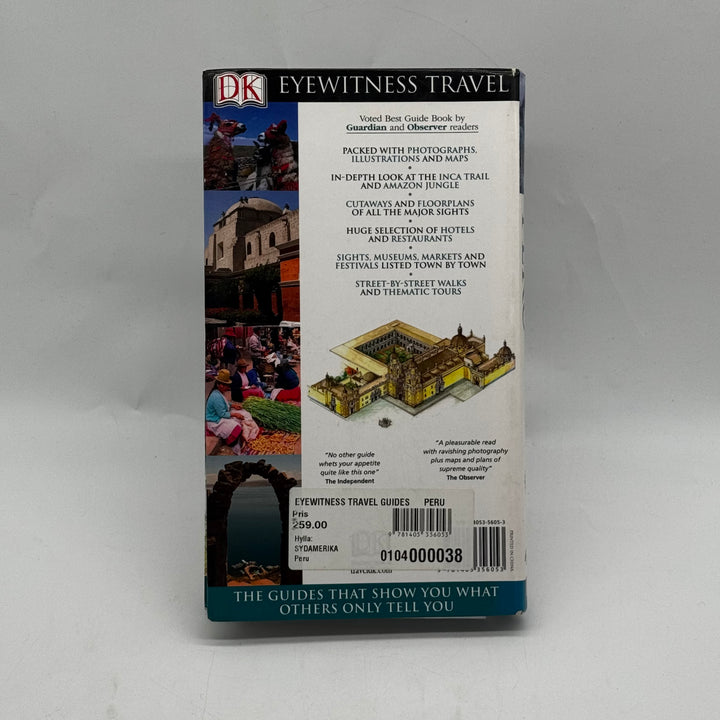 Reseguide Peru DK Eyewitness Travel begagnad