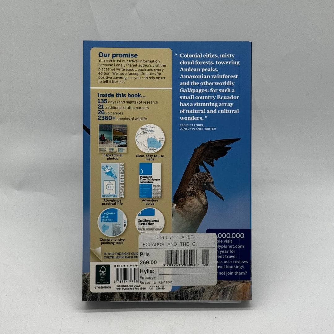 Lonely Planet reseguide Ecuador och Galápagos