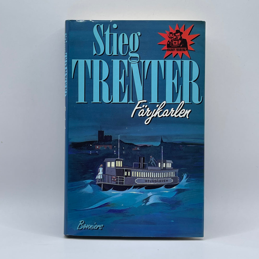 Stieg Trenter "Färjkarlen" Bok Retro Thriller