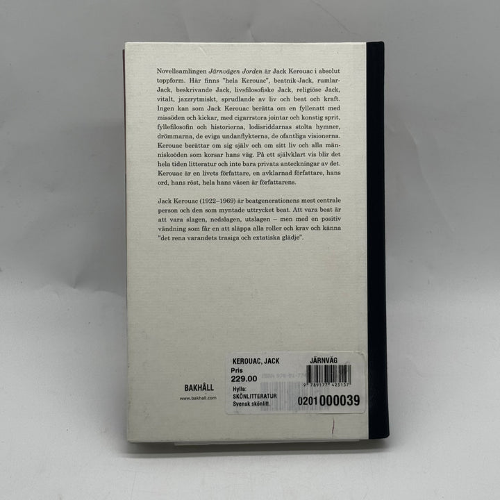 Jack Kerouac Järnvägen Jorden klassisk inbunden bok