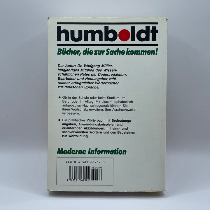 Klassisk Humboldt Tysk Ordbok i Gott Skick