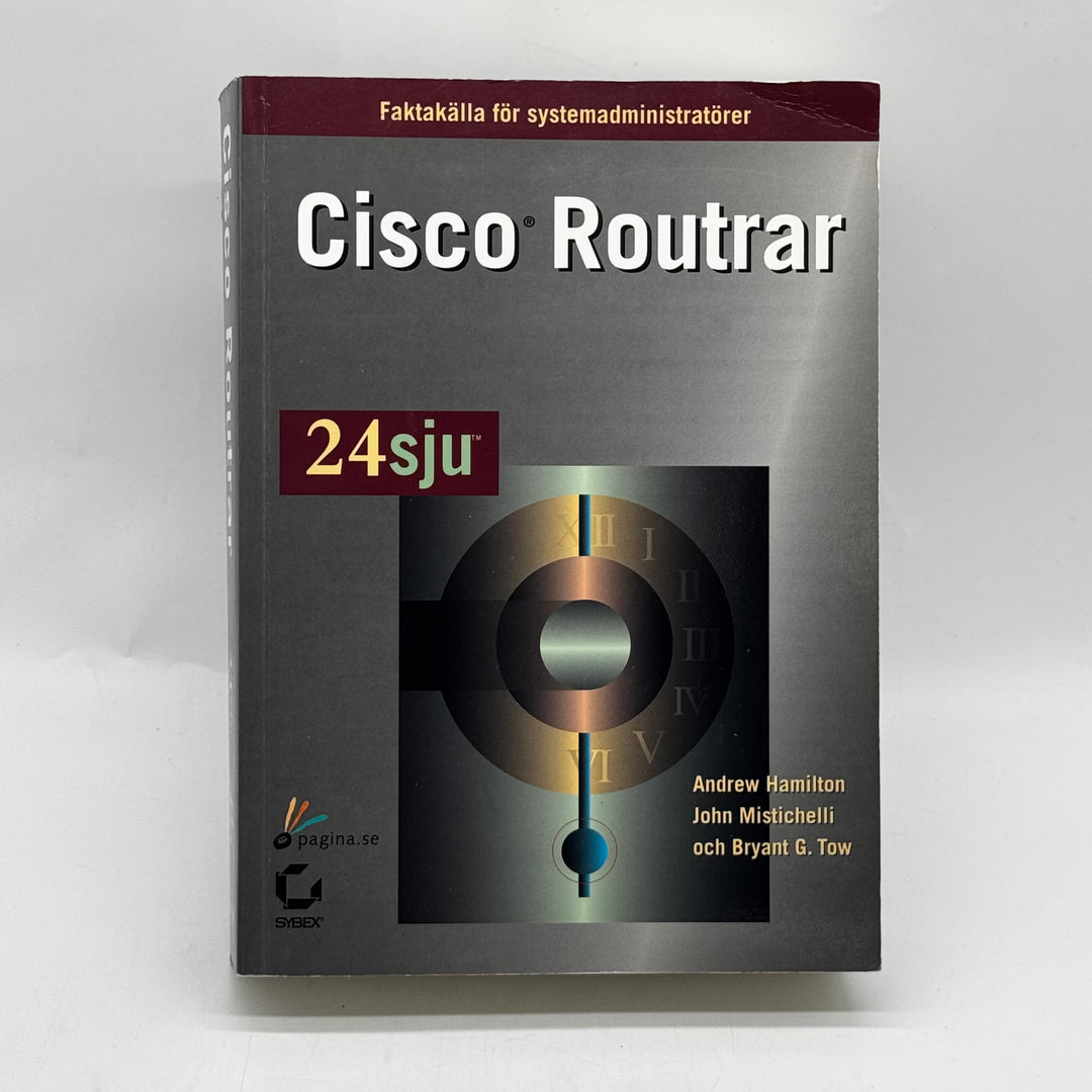 Cisco routrar 24sju svensk fackbok begagnad