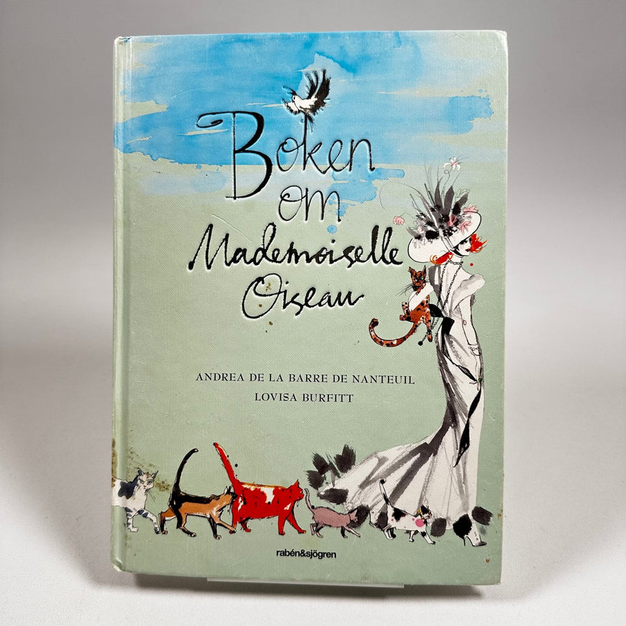 Charmig Bok om Mademoiselle Oiseau och Katter - Homy Secondhand Online