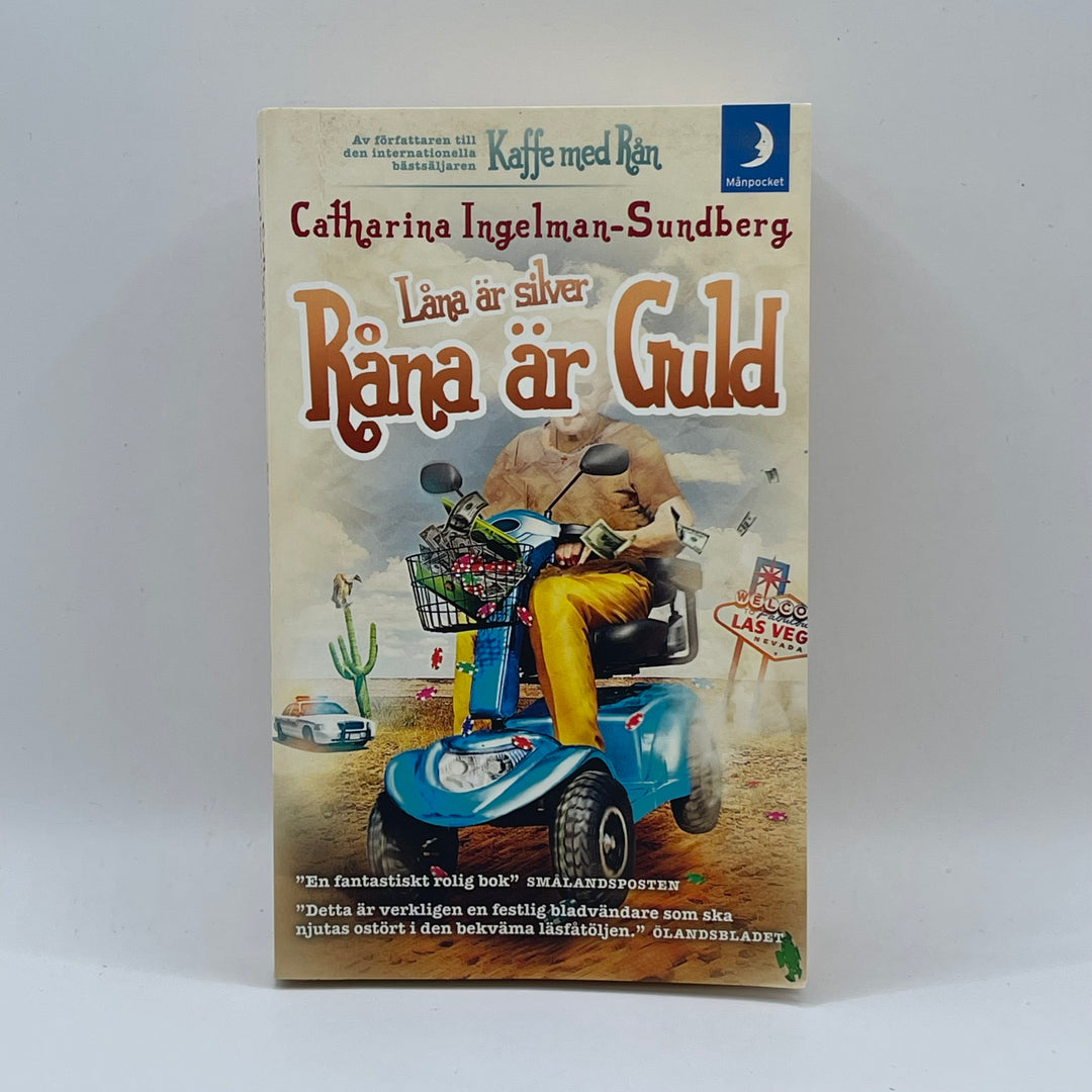 Humoristisk roman Råna är Guld pocketbok
