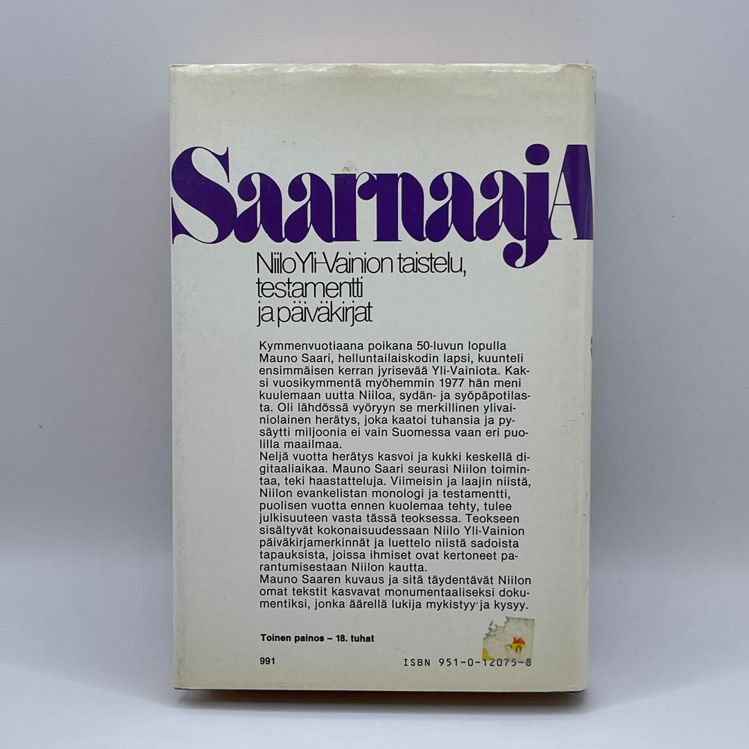 "Saarnaaja" av Mauno Saari Begagnad Retro Bok