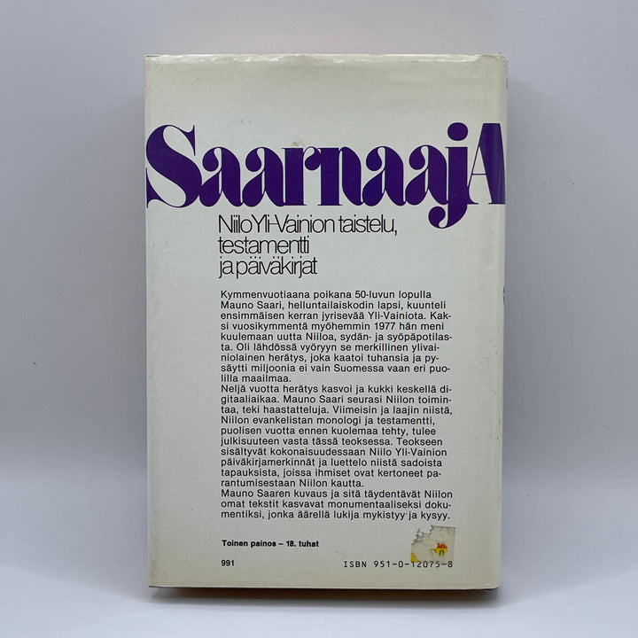 "Saarnaaja" av Mauno Saari Begagnad Retro Bok