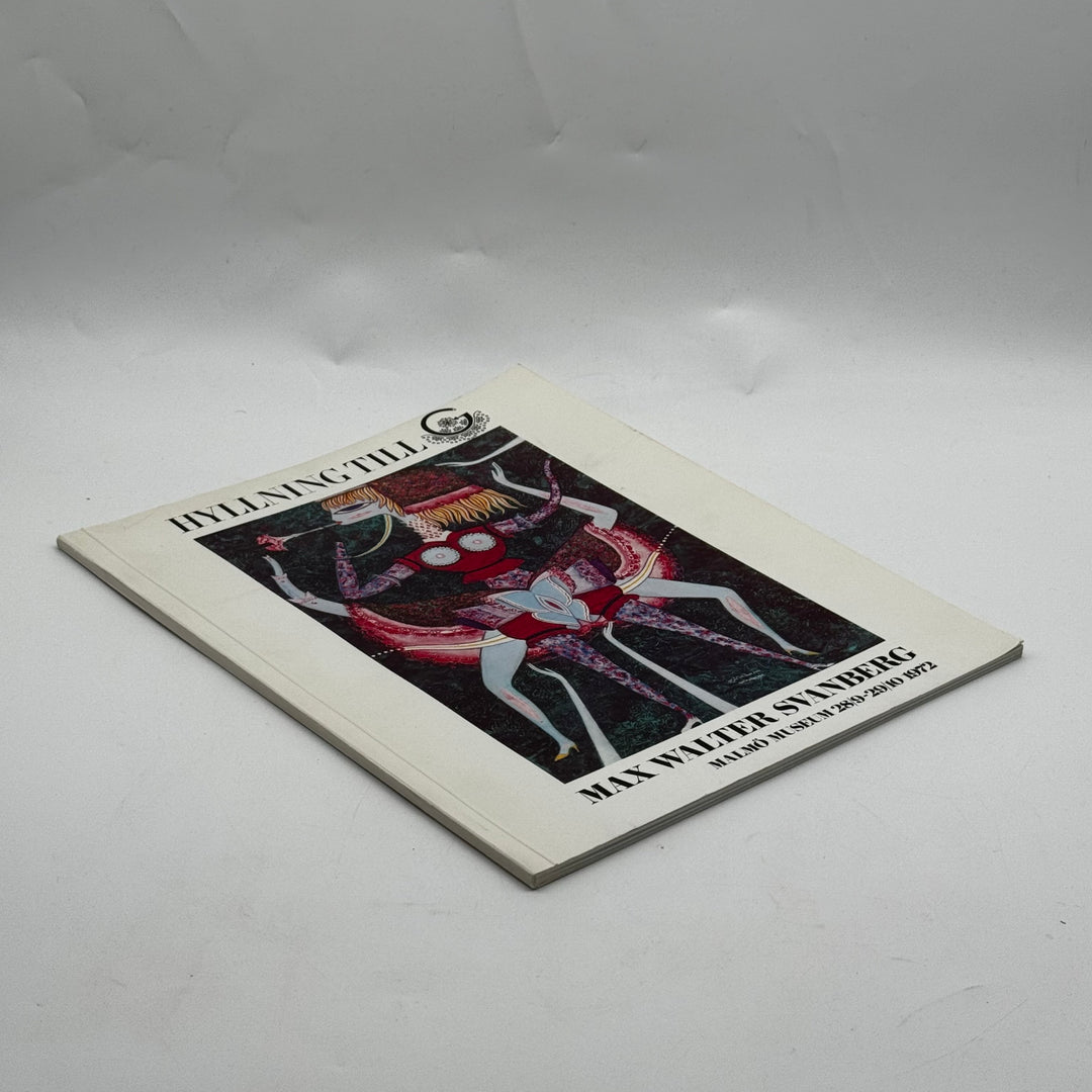 Vintage konstkatalog Max Walter Svanberg Malmö Museum