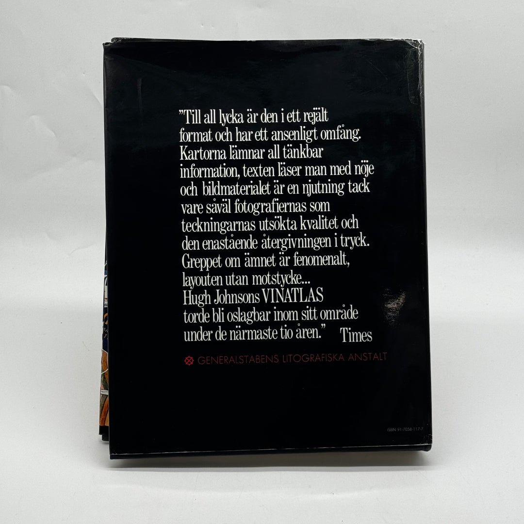 Hugh Johnson vinatlas klassisk retro bok