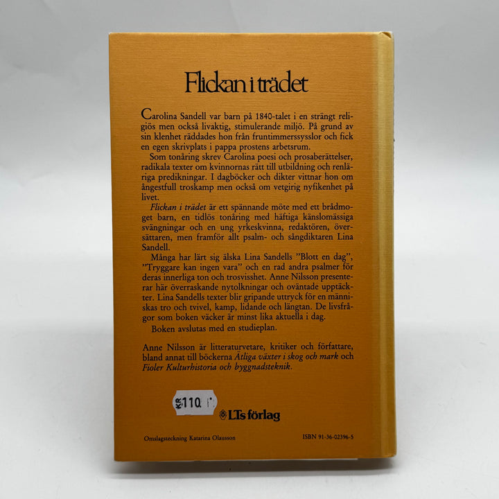 Flickan i trädet biografi retro gul bok