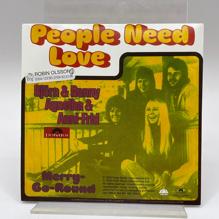 Retro Vinylsingle People Need Love Pre-ABBA
