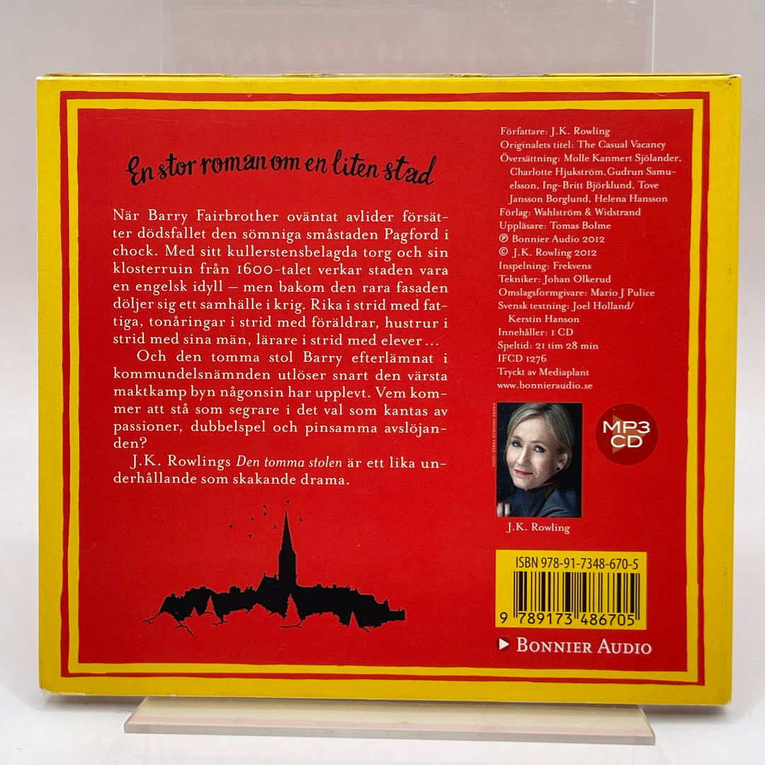 J.K. Rowling Den tomma stolen ljudbok CD