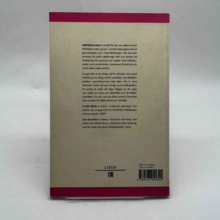 Folkhälsokunskap kursbok Liber begagnad