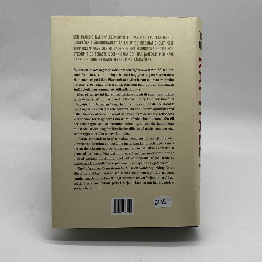 Kapitalet i tjugoförsta århundradet inbunden bok
