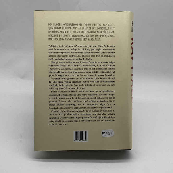 Kapitalet i tjugoförsta århundradet inbunden bok