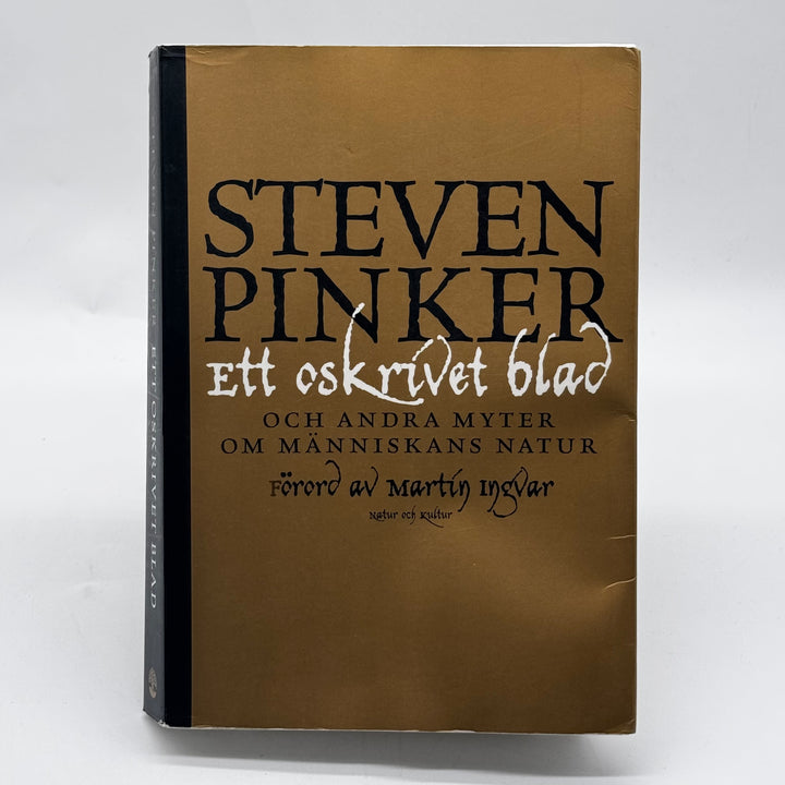 Ett oskrivet blad Steven Pinker inbunden bok