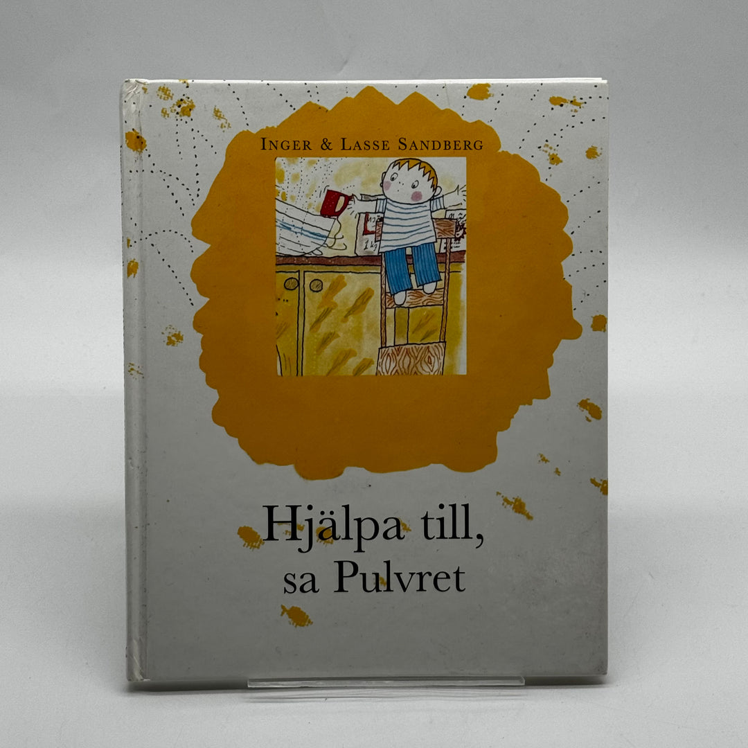 Hjälpa till sa Pulvret retro barnbok