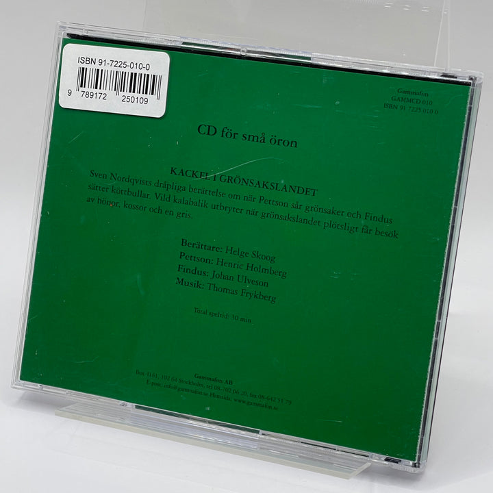 Kackel i Grönsakslandet CD-ljudbok Sven Nordqvist