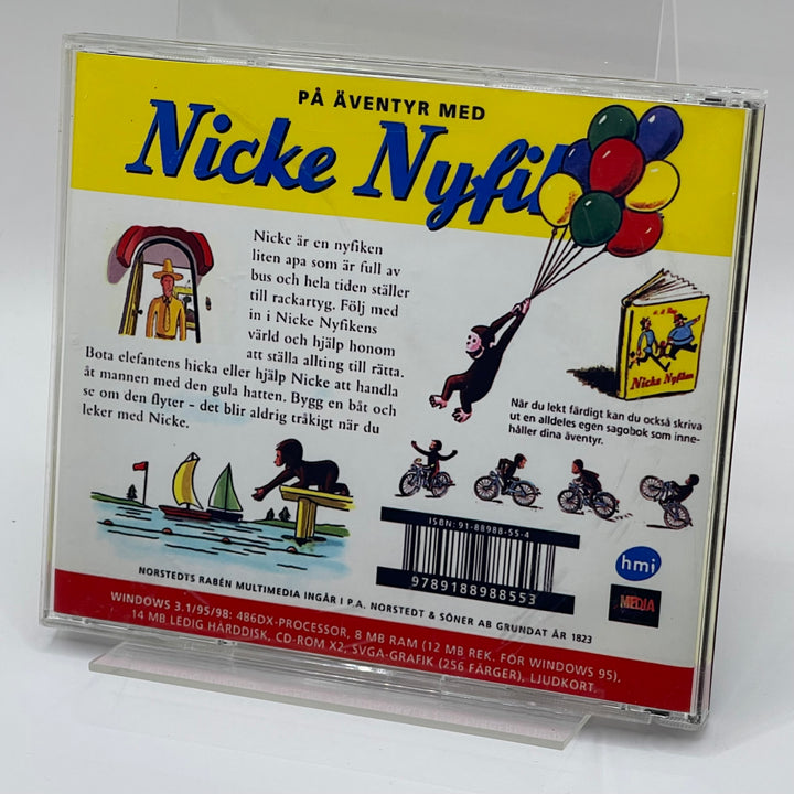 Barnspel CD-ROM "På äventyr med Nicke Nyfiken"