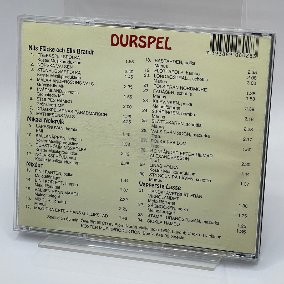 CD Durspel Dragspelsmusik Polskor och Valser