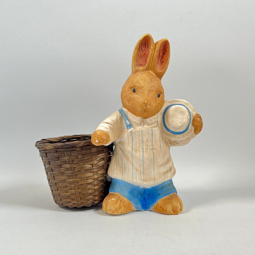 Charmig Keramikkanin med Korg och Fat - Homy Secondhand Online