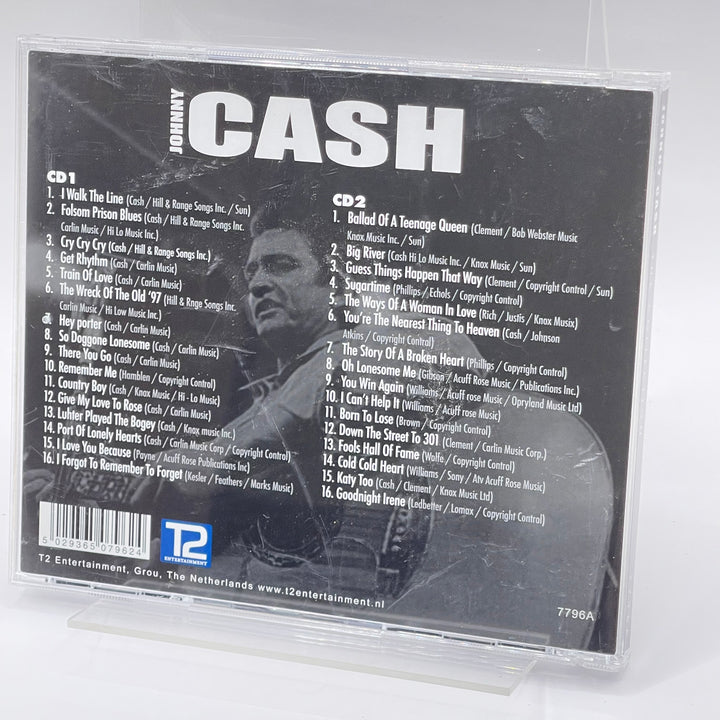 Johnny Cash Dubbel-CD Musiksamling Begagnad