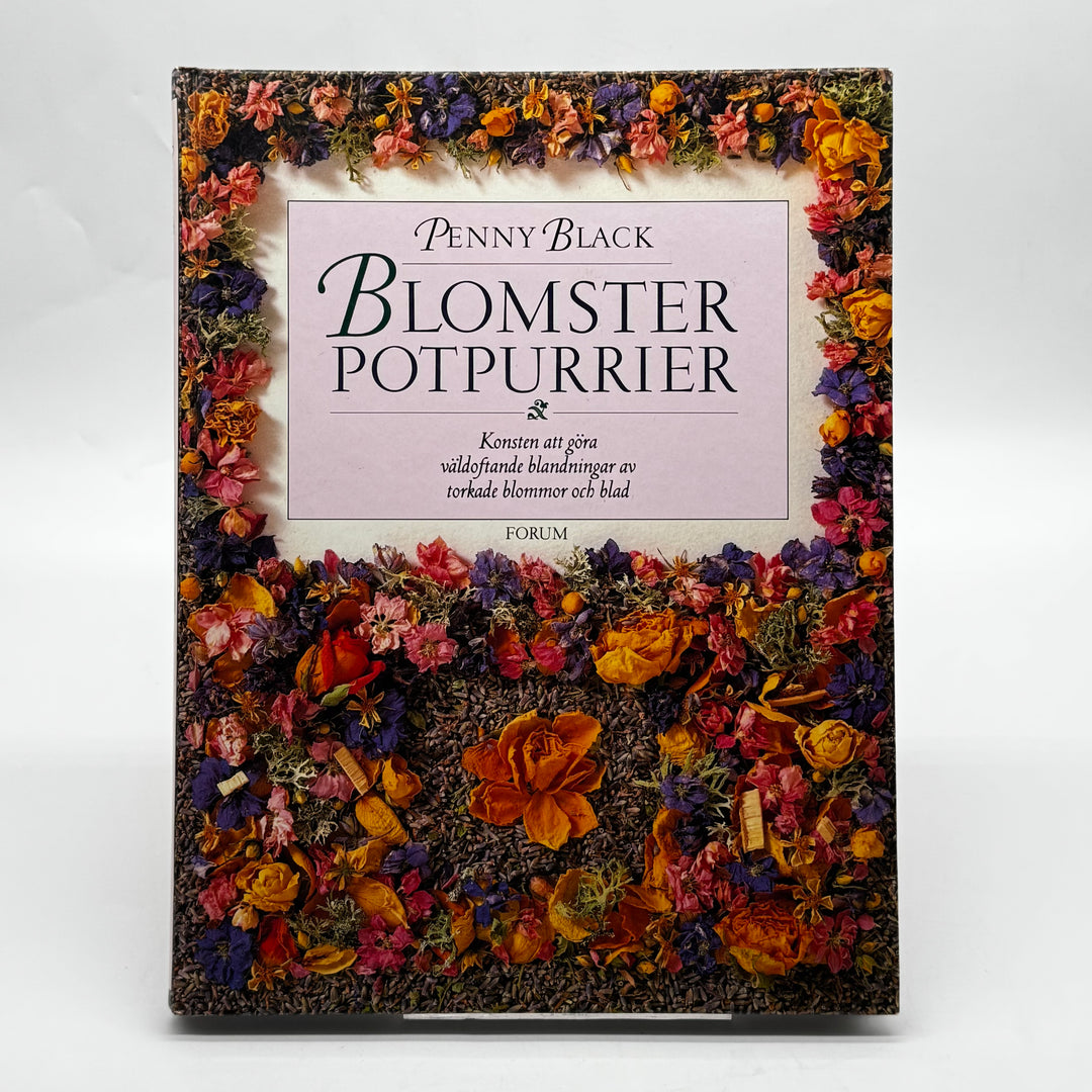 Blomsterpotpurrier bok Penny Black retro