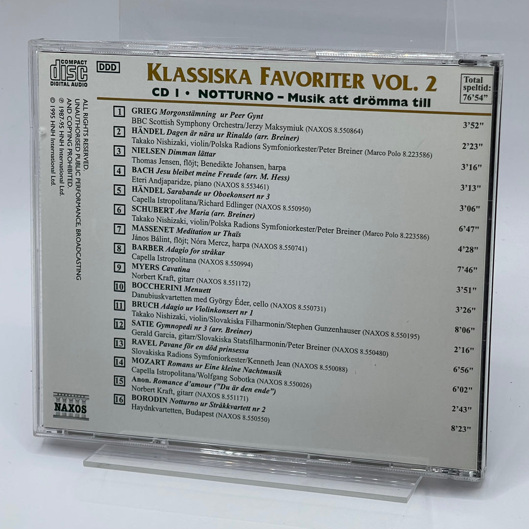 Naxos CD Klassiska Favoriter Vol. 2 Modern