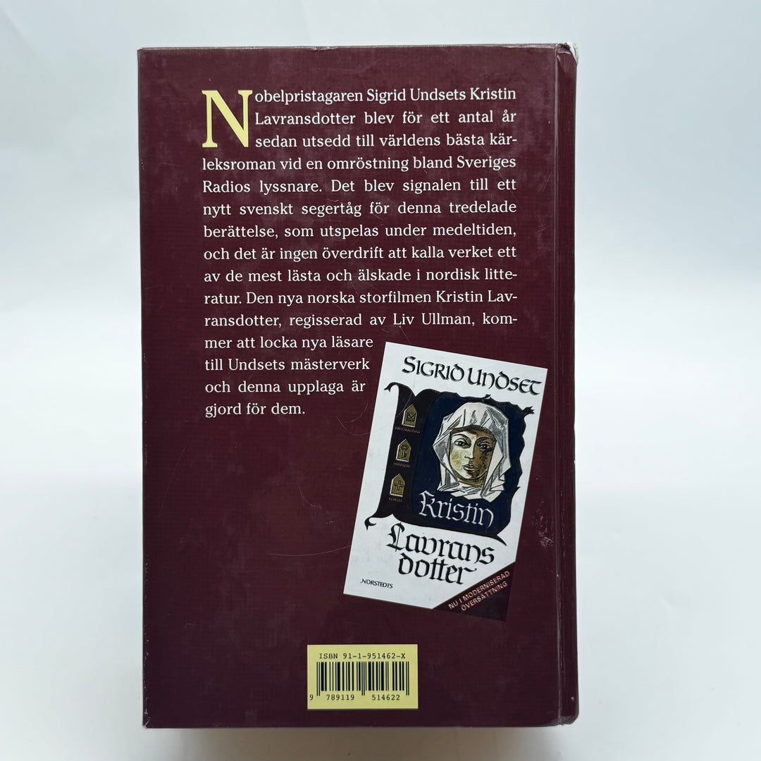 Sigrid Undset Kristin Lavransdotter trilogi