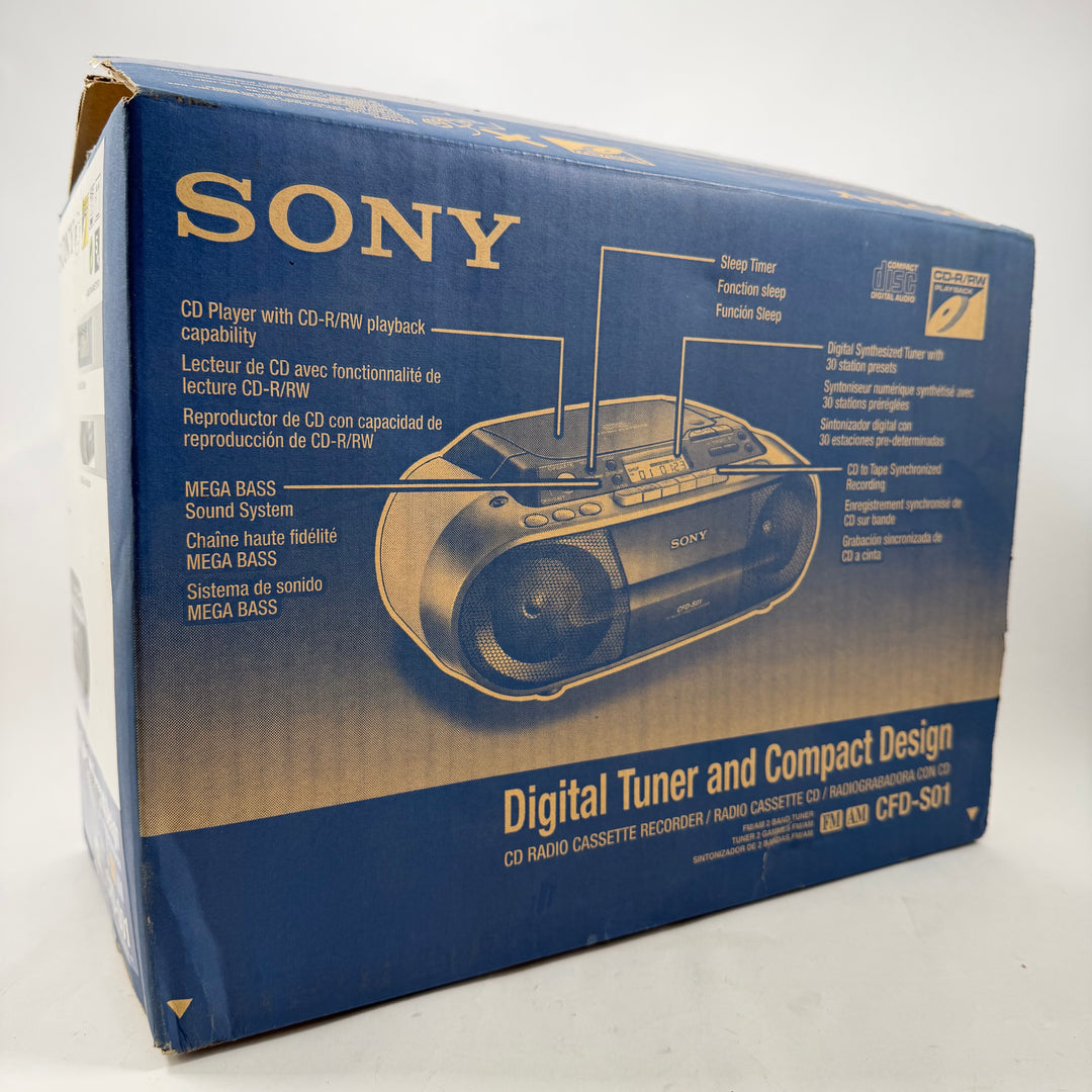 Sony CFD-S01 retro portabel CD-radio